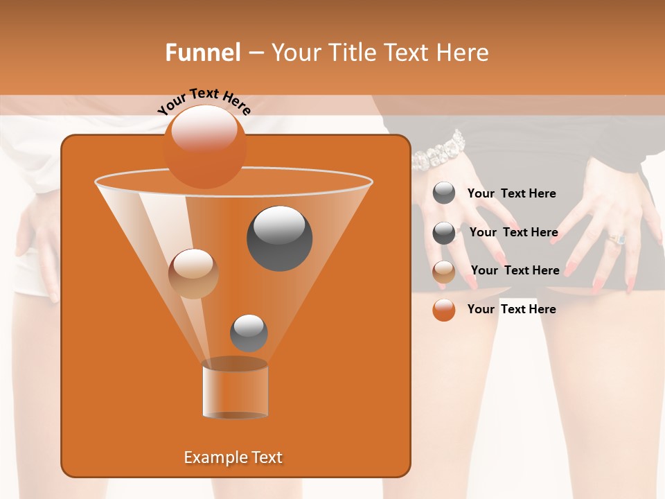 Model Hip Charming PowerPoint Template