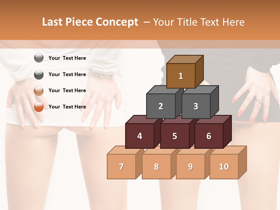 Model Hip Charming PowerPoint Template