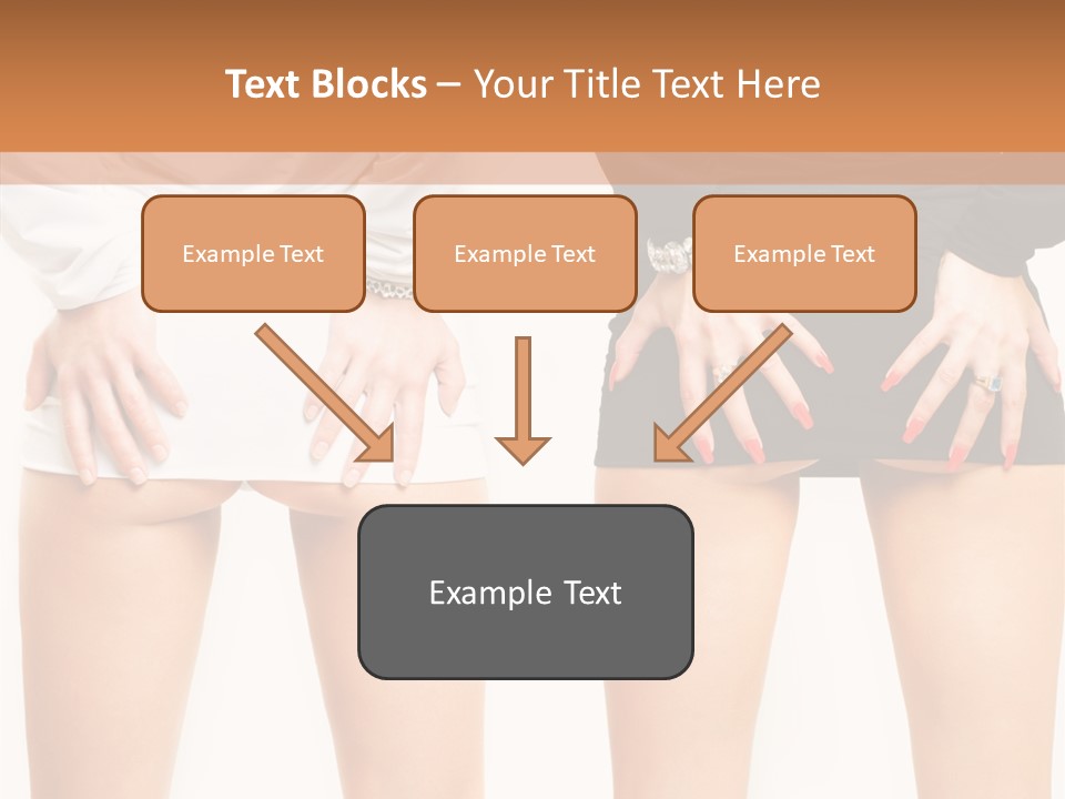 Model Hip Charming PowerPoint Template