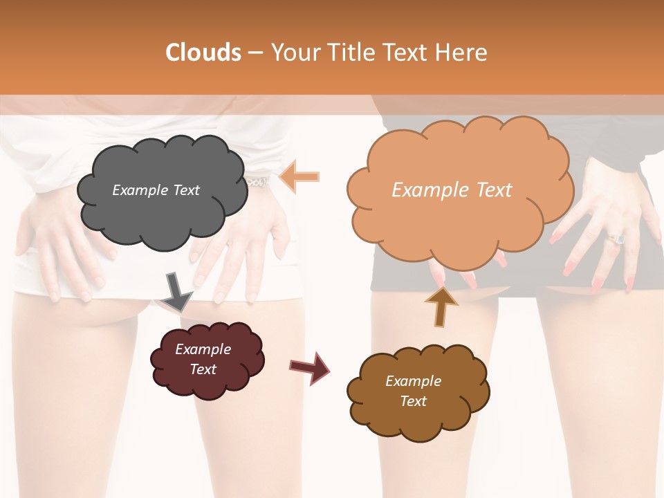 Model Hip Charming PowerPoint Template