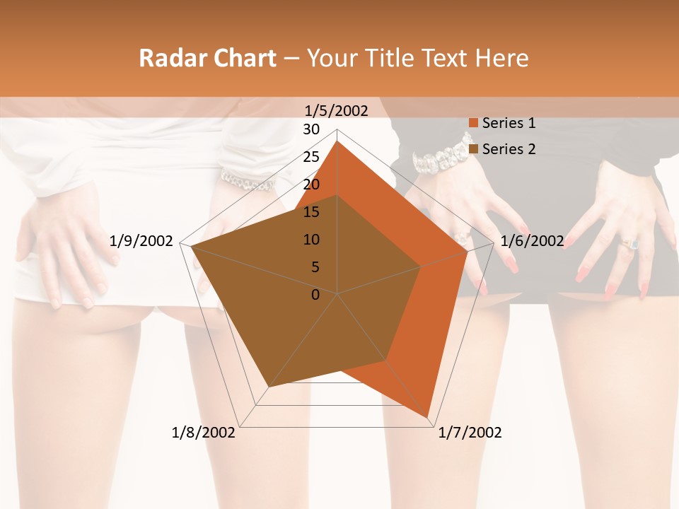 Model Hip Charming PowerPoint Template