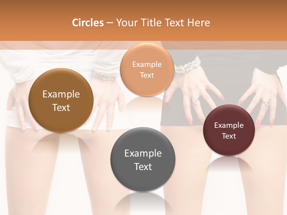 Model Hip Charming PowerPoint Template