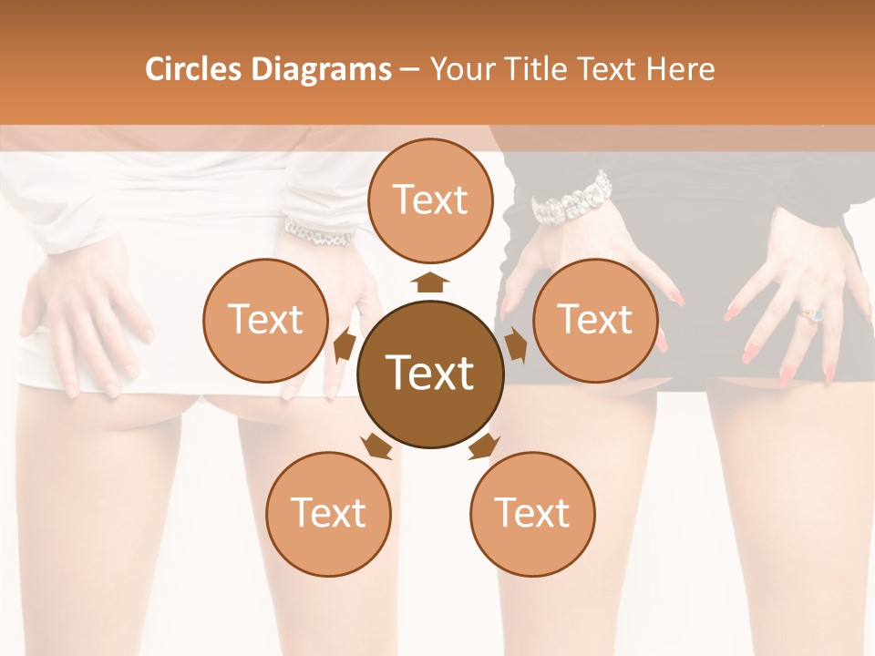 Model Hip Charming PowerPoint Template