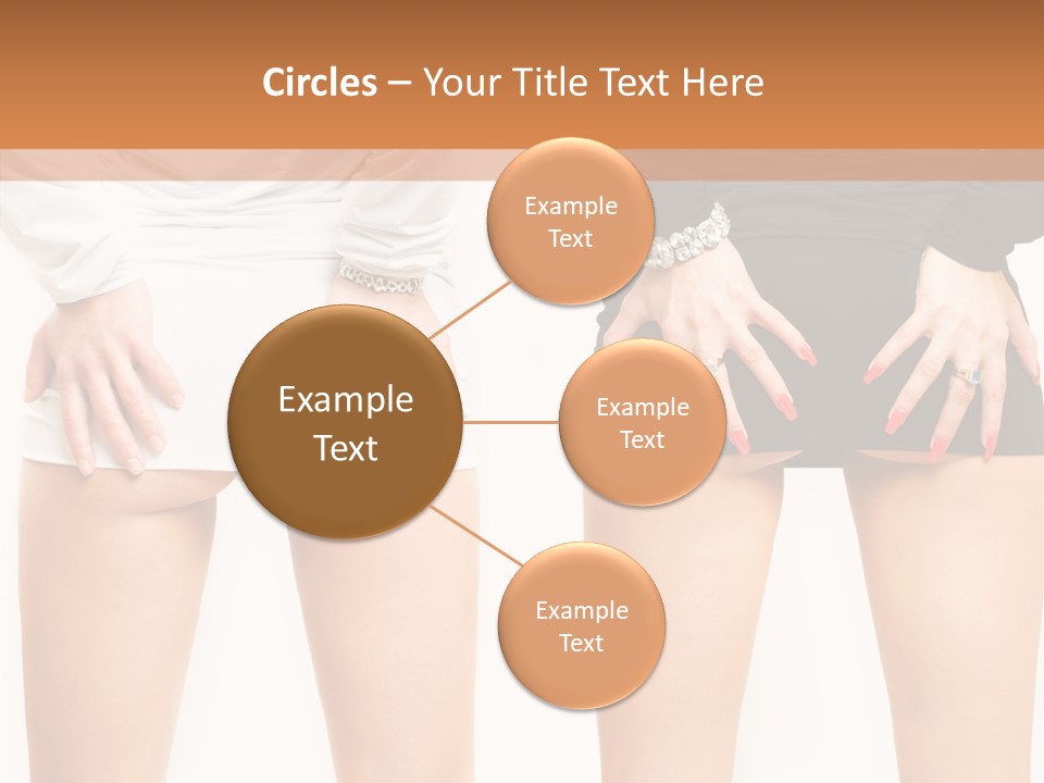 Model Hip Charming PowerPoint Template