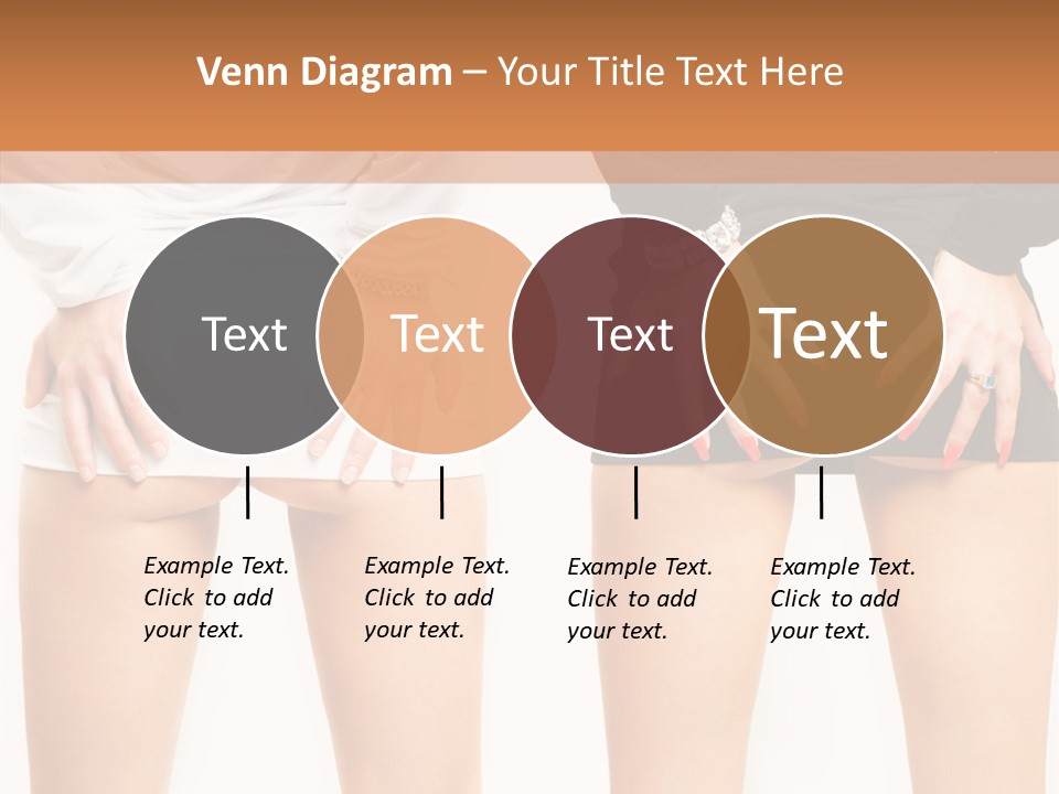 Model Hip Charming PowerPoint Template