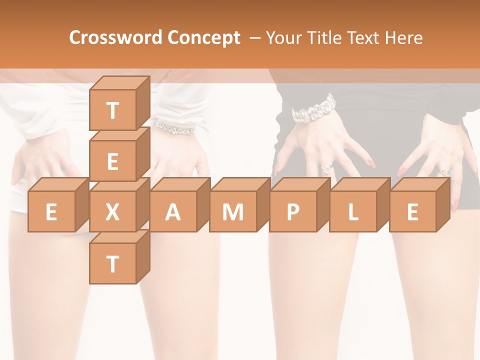 Model Hip Charming PowerPoint Template