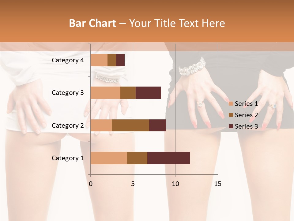 Model Hip Charming PowerPoint Template