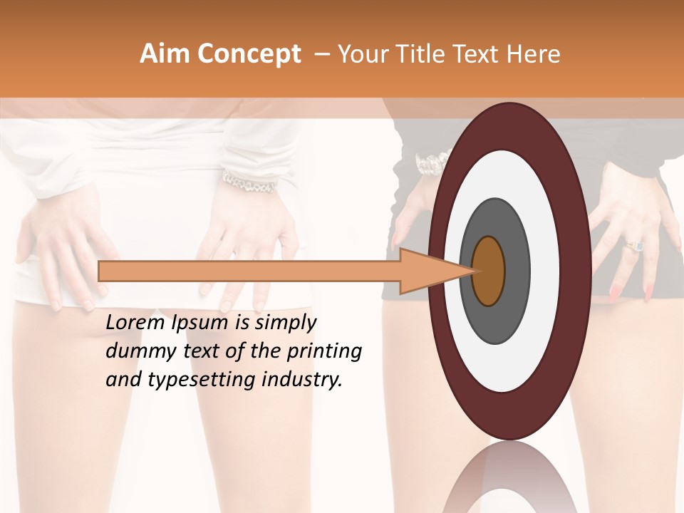 Model Hip Charming PowerPoint Template