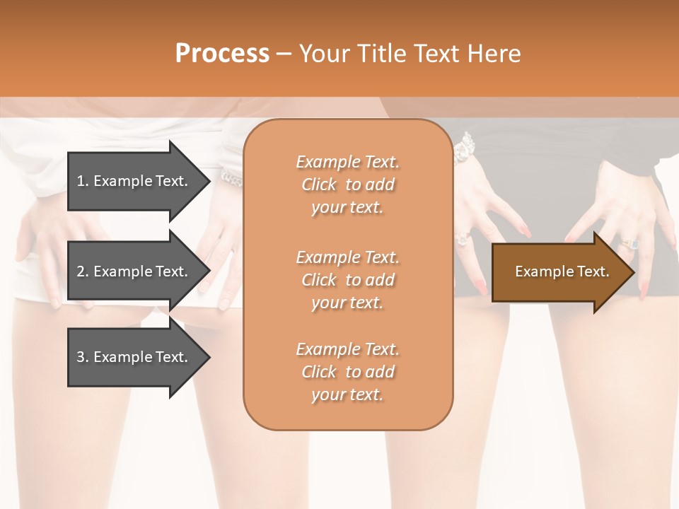 Model Hip Charming PowerPoint Template