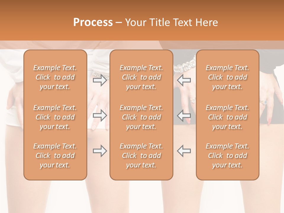 Model Hip Charming PowerPoint Template