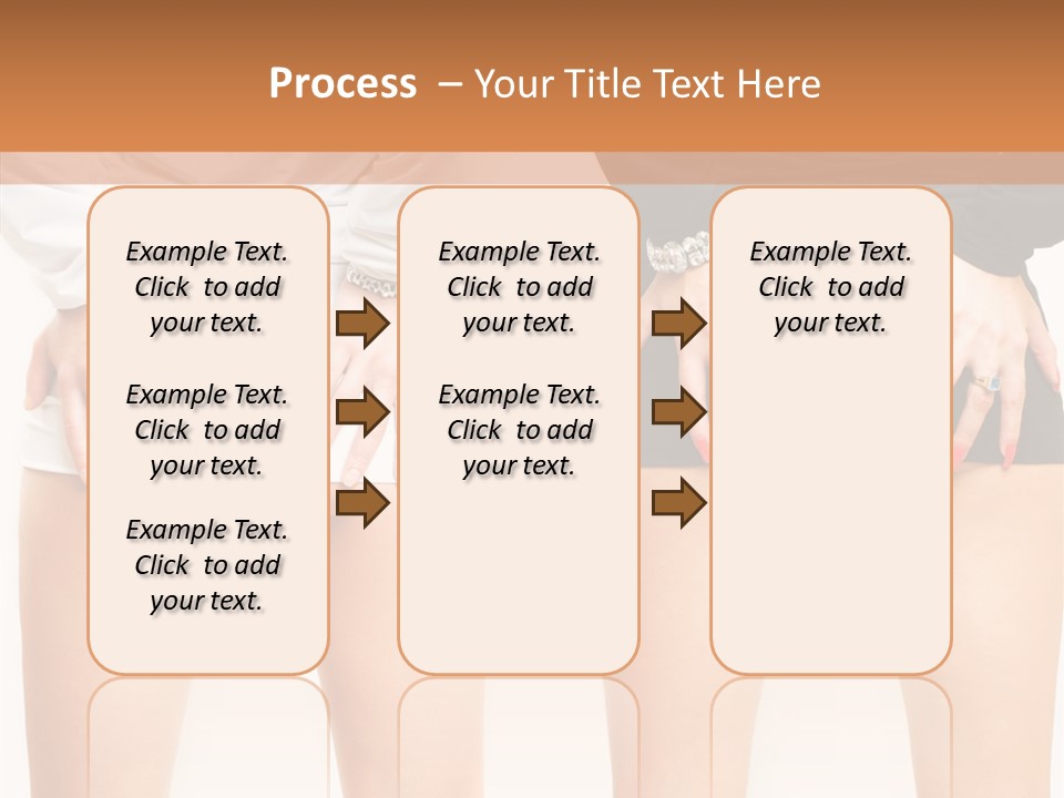 Model Hip Charming PowerPoint Template