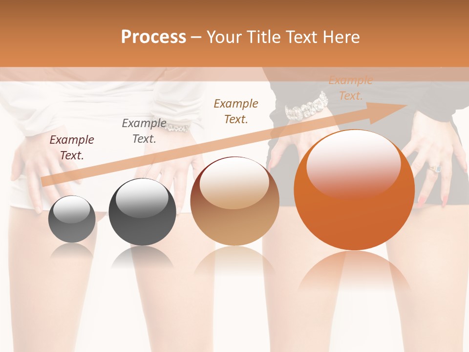 Model Hip Charming PowerPoint Template