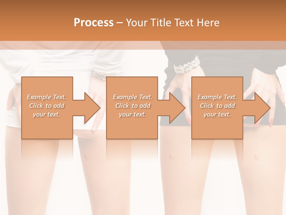 Model Hip Charming PowerPoint Template