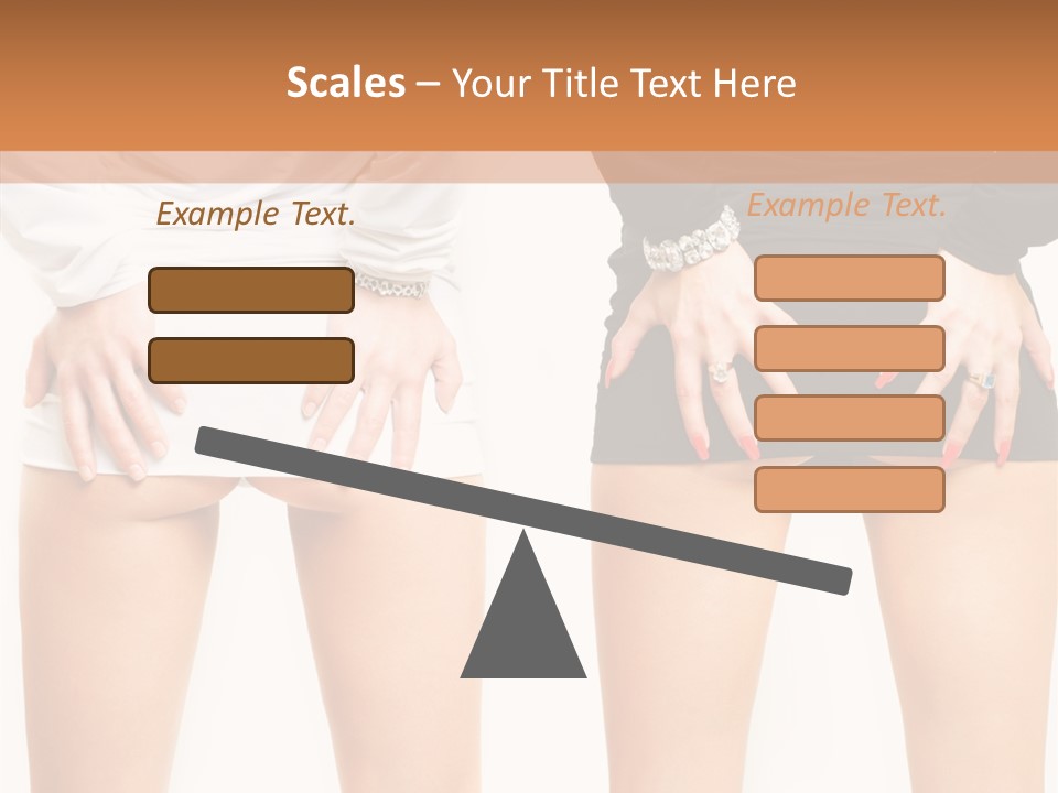 Model Hip Charming PowerPoint Template