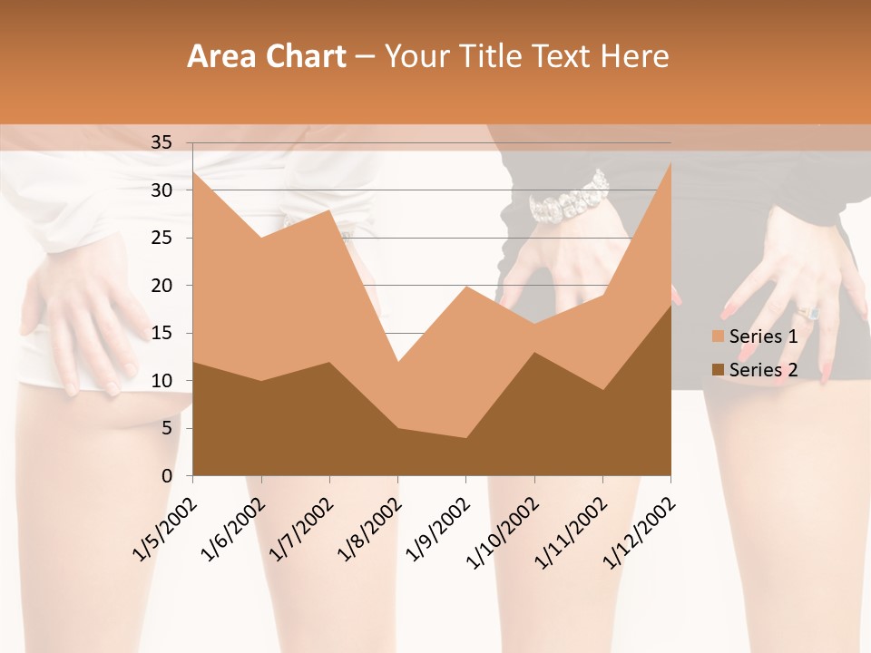 Model Hip Charming PowerPoint Template