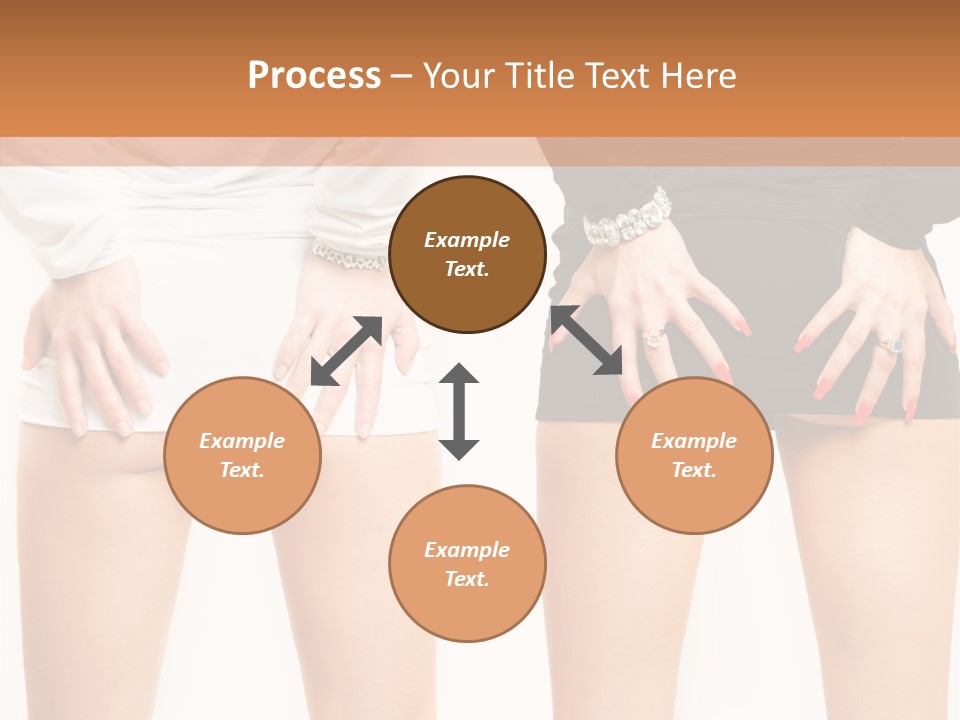 Model Hip Charming PowerPoint Template