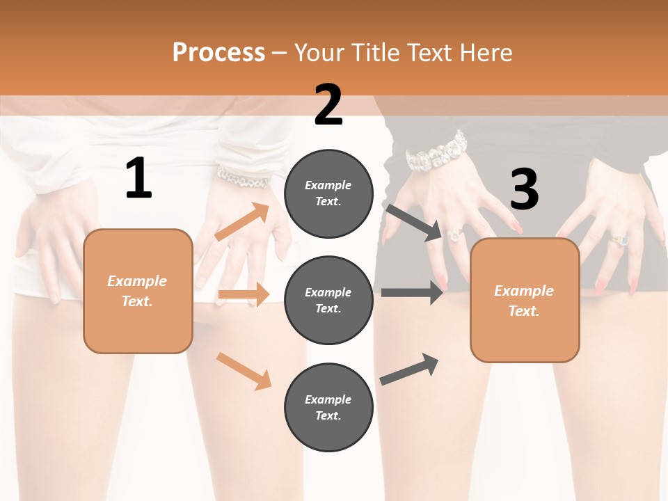 Model Hip Charming PowerPoint Template