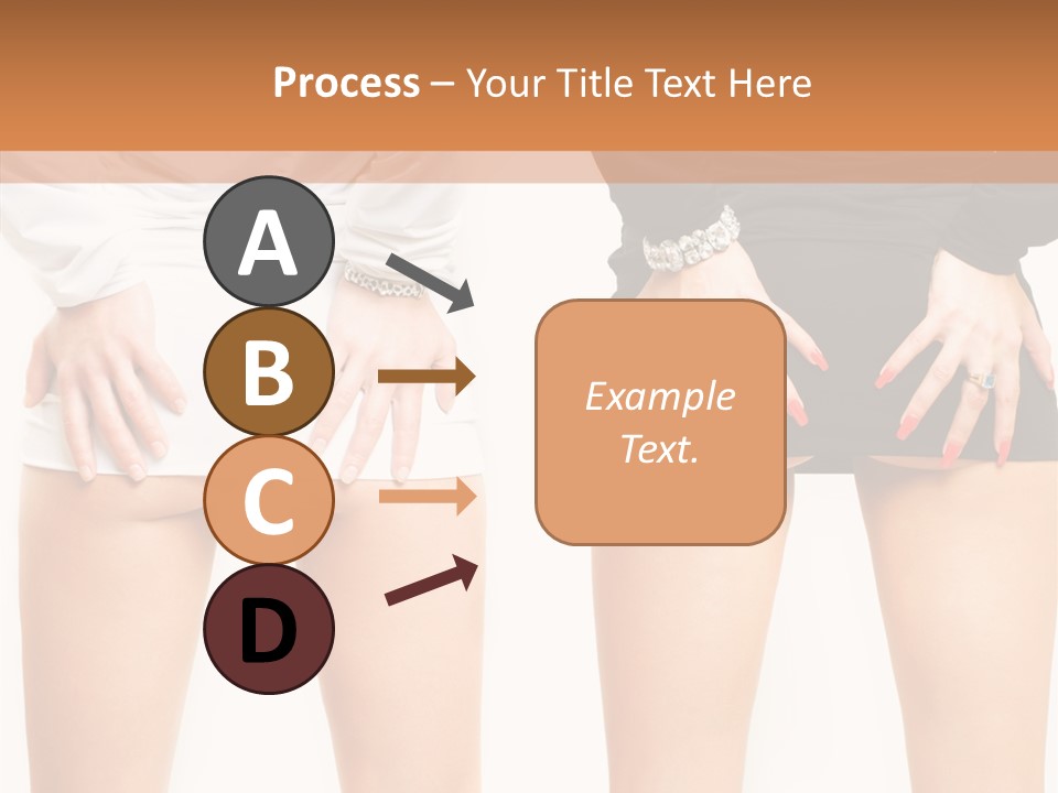 Model Hip Charming PowerPoint Template