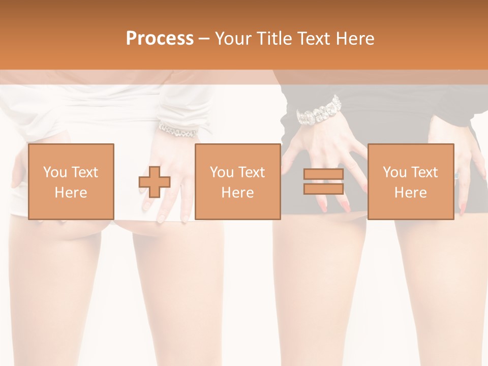 Model Hip Charming PowerPoint Template