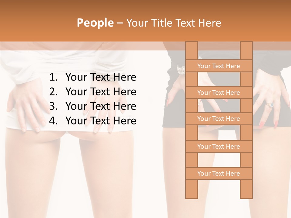 Model Hip Charming PowerPoint Template