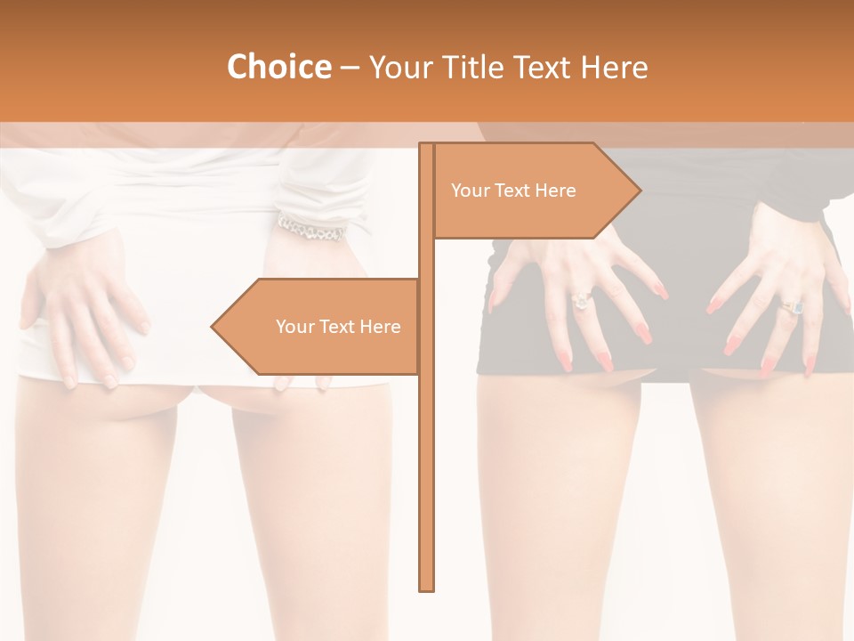 Model Hip Charming PowerPoint Template