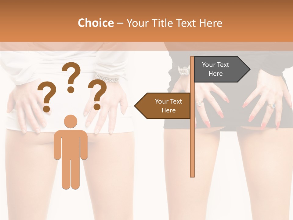 Model Hip Charming PowerPoint Template