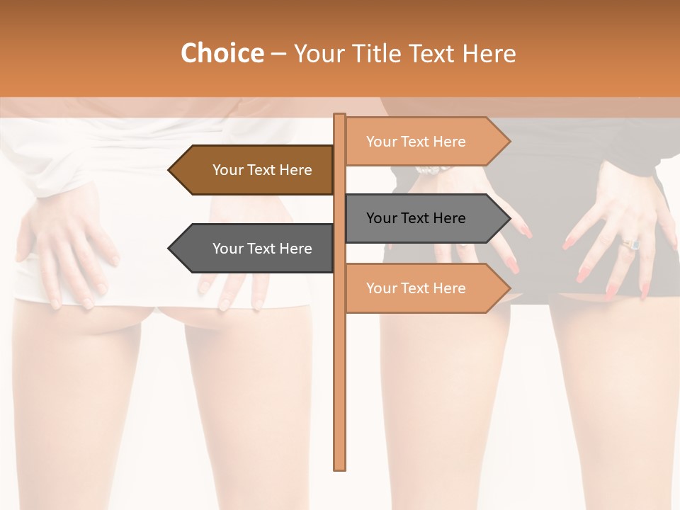 Model Hip Charming PowerPoint Template