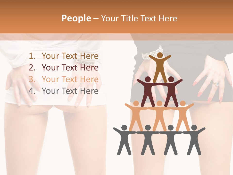 Model Hip Charming PowerPoint Template