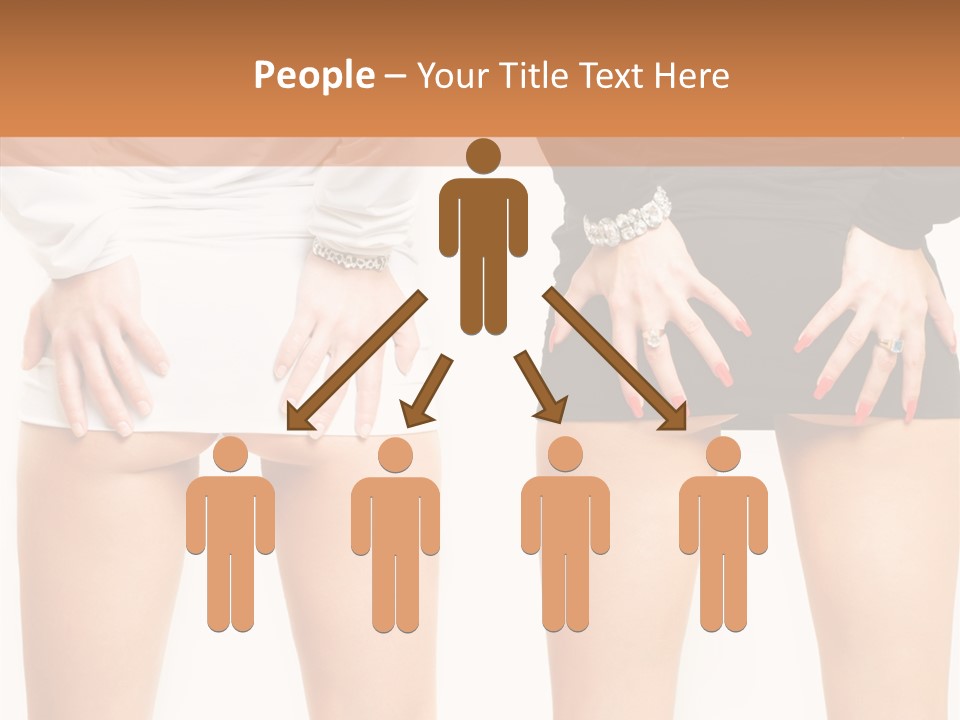 Model Hip Charming PowerPoint Template