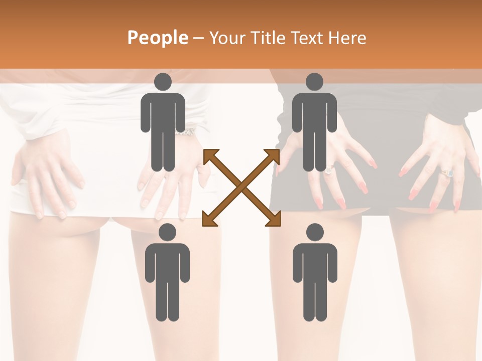 Model Hip Charming PowerPoint Template