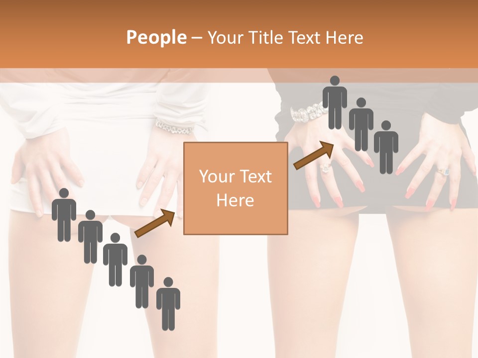 Model Hip Charming PowerPoint Template