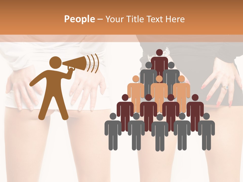 Model Hip Charming PowerPoint Template