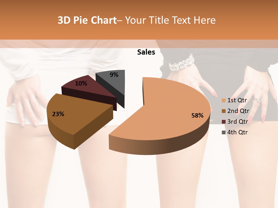 Model Hip Charming PowerPoint Template