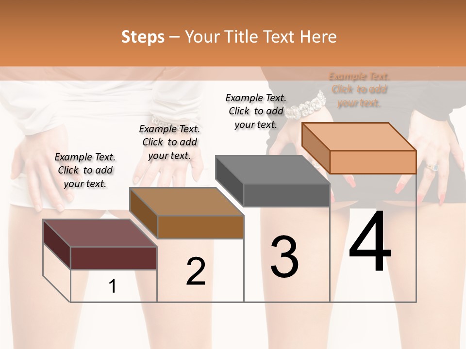 Model Hip Charming PowerPoint Template