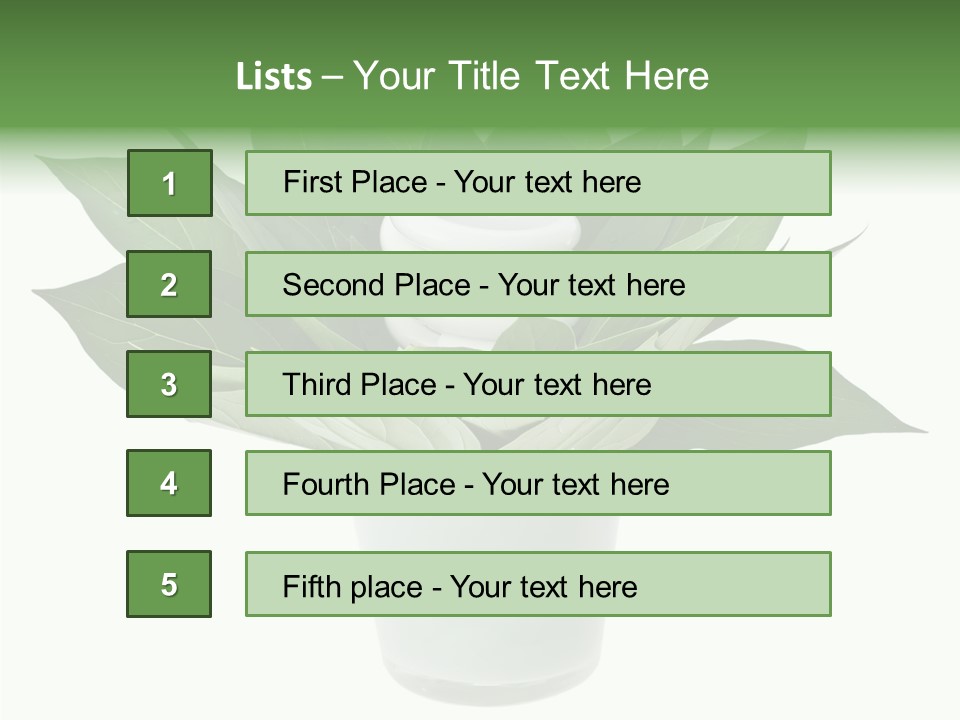 Nature Concept Efficient PowerPoint Template