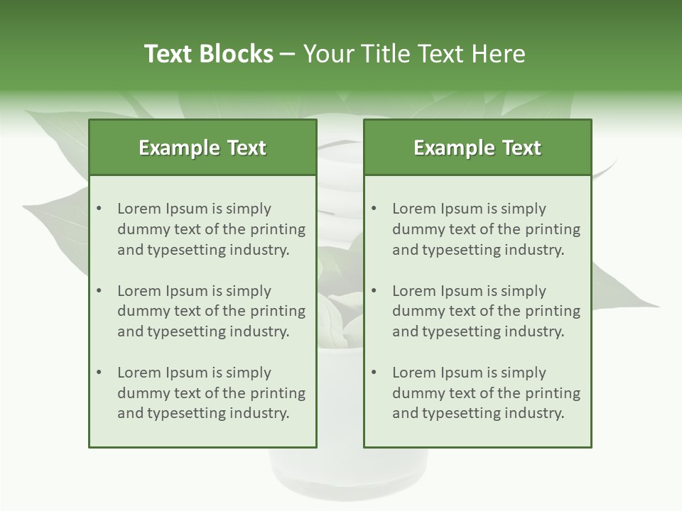 Nature Concept Efficient PowerPoint Template