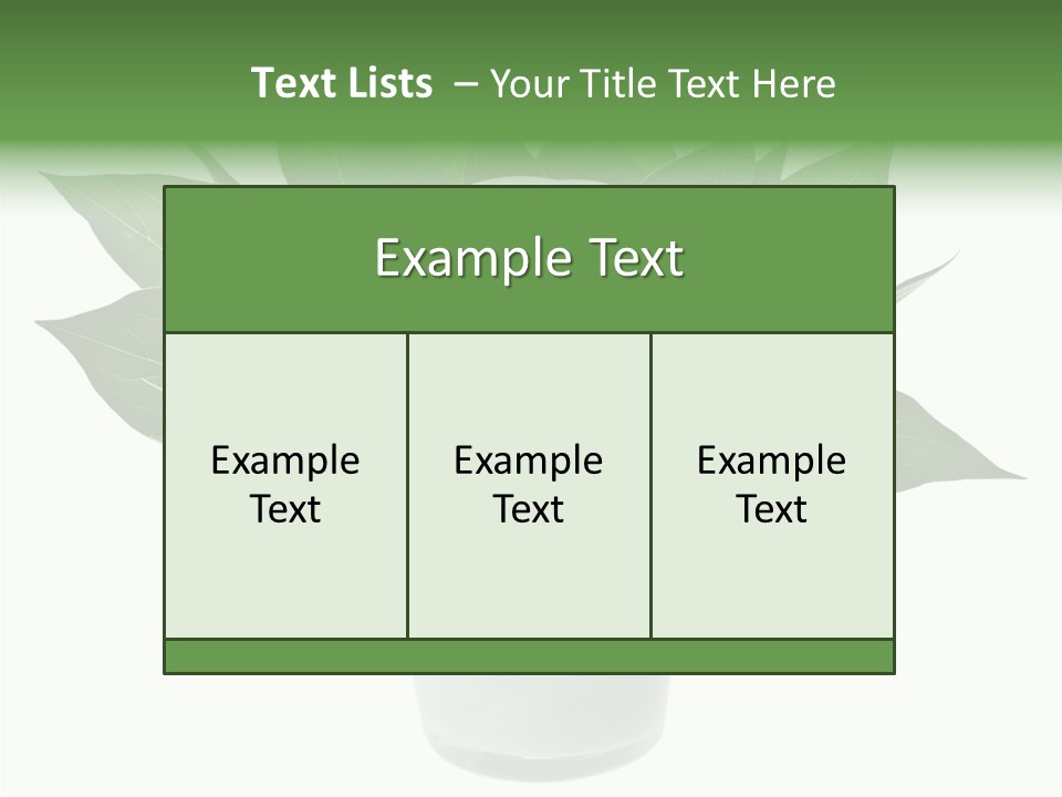 Nature Concept Efficient PowerPoint Template