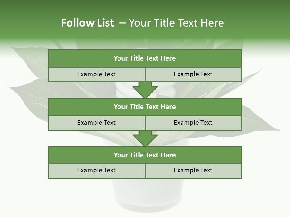 Nature Concept Efficient PowerPoint Template