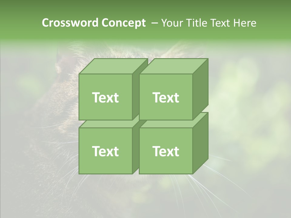 Predator Grass Mammal PowerPoint Template
