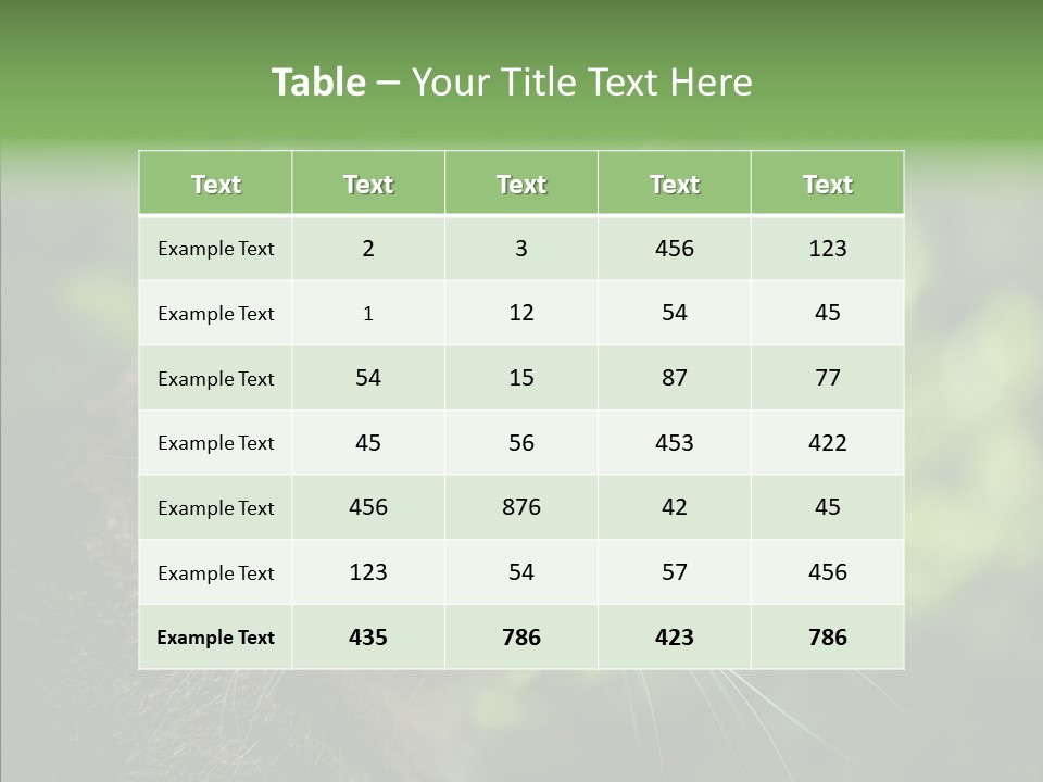 Predator Grass Mammal PowerPoint Template