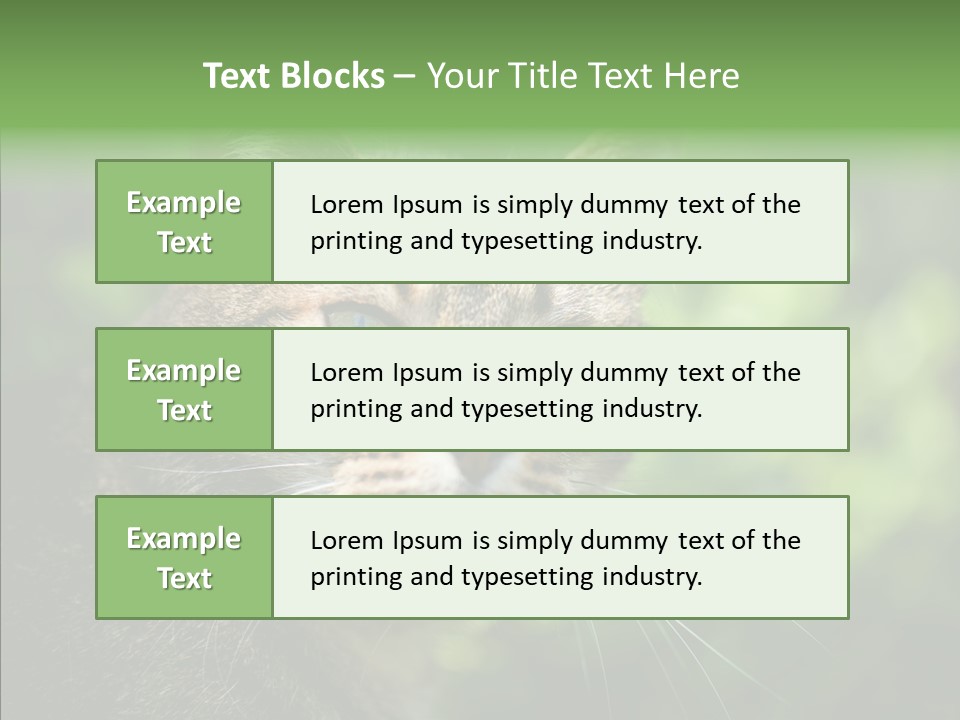 Predator Grass Mammal PowerPoint Template