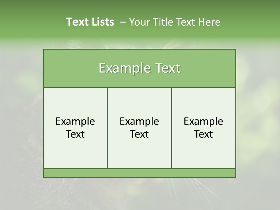Predator Grass Mammal PowerPoint Template