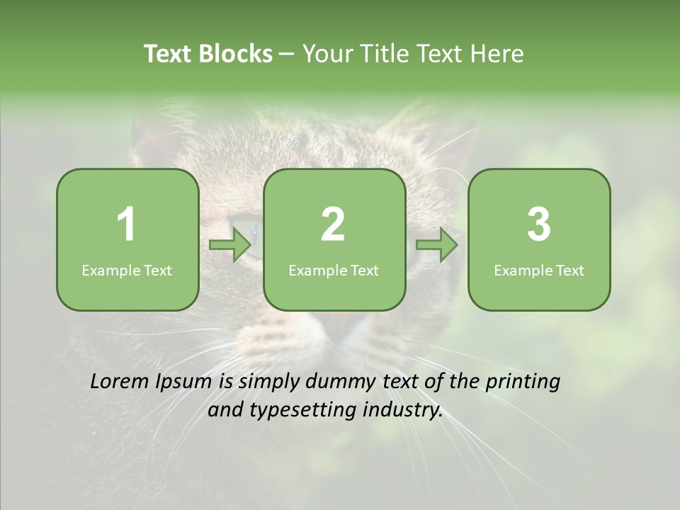 Predator Grass Mammal PowerPoint Template