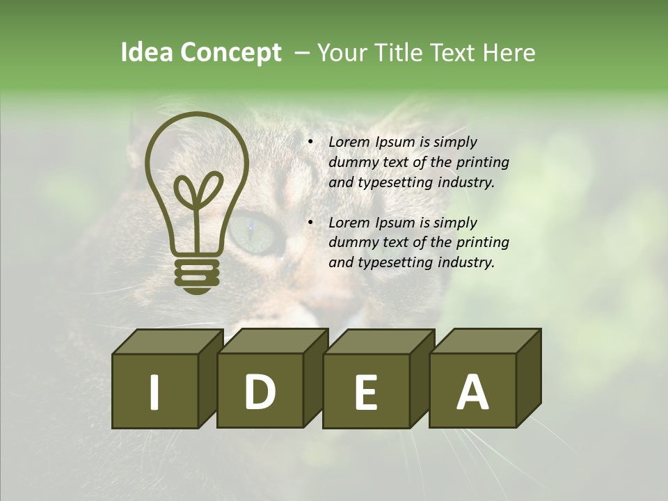 Predator Grass Mammal PowerPoint Template