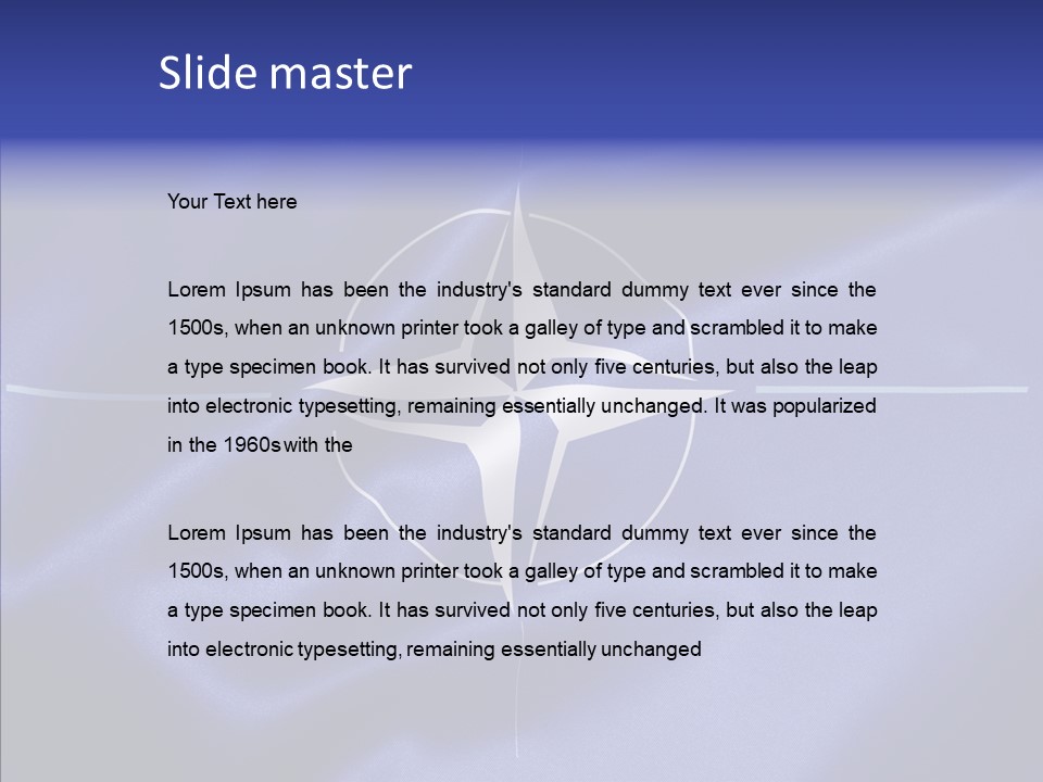 Nato Flag PowerPoint Template