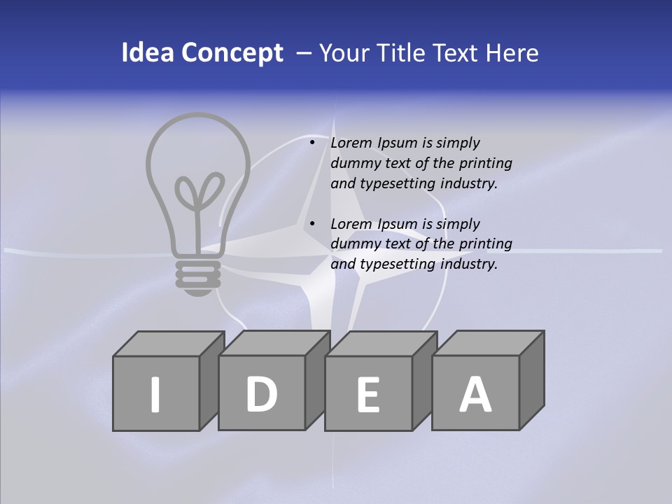 Nato Flag PowerPoint Template