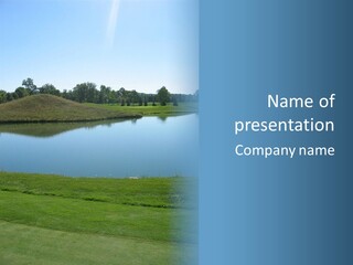 Golf Beautiful Spring PowerPoint Template