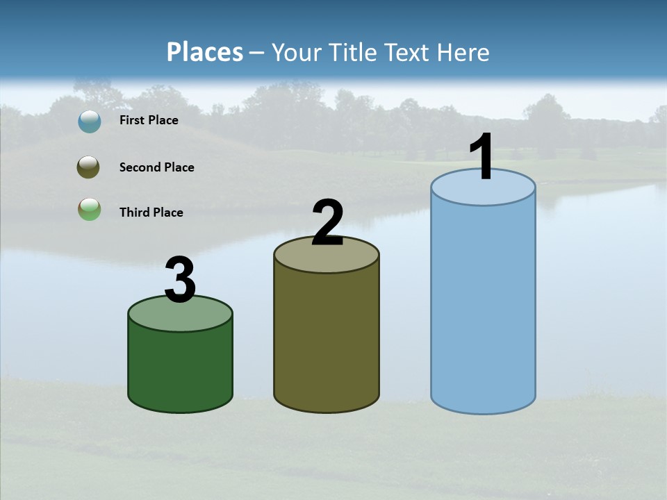 Golf Beautiful Spring PowerPoint Template