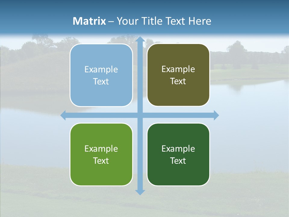 Golf Beautiful Spring PowerPoint Template