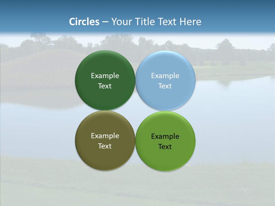 Golf Beautiful Spring PowerPoint Template